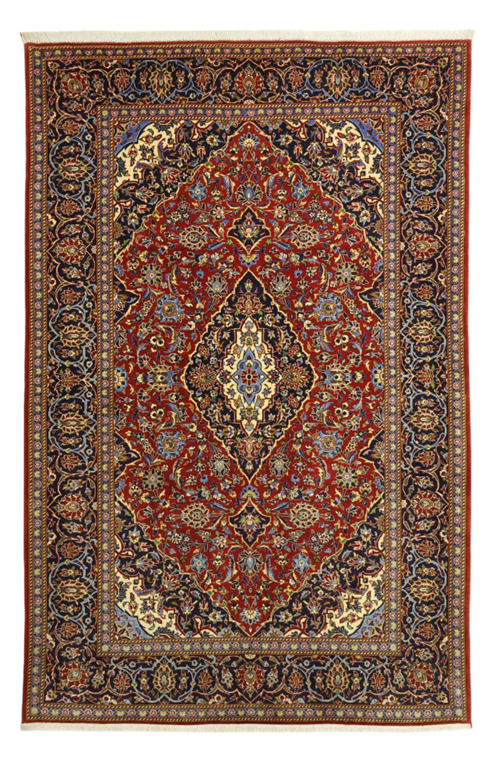 Keshan Teppich 222x144cm - Perserteppich