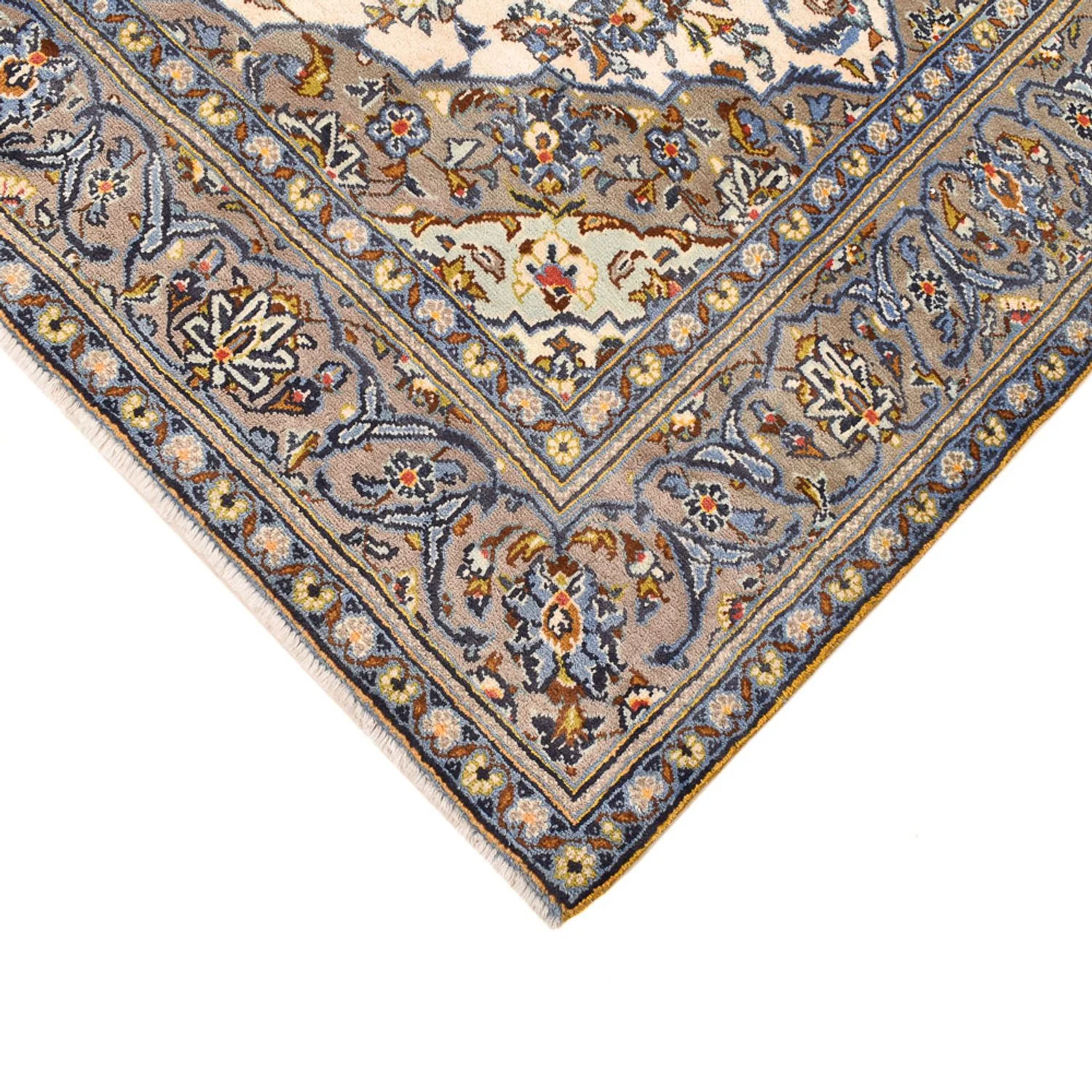 Perserteppich - Keshan - 230 x 145 cm - hellbeige - Image 2