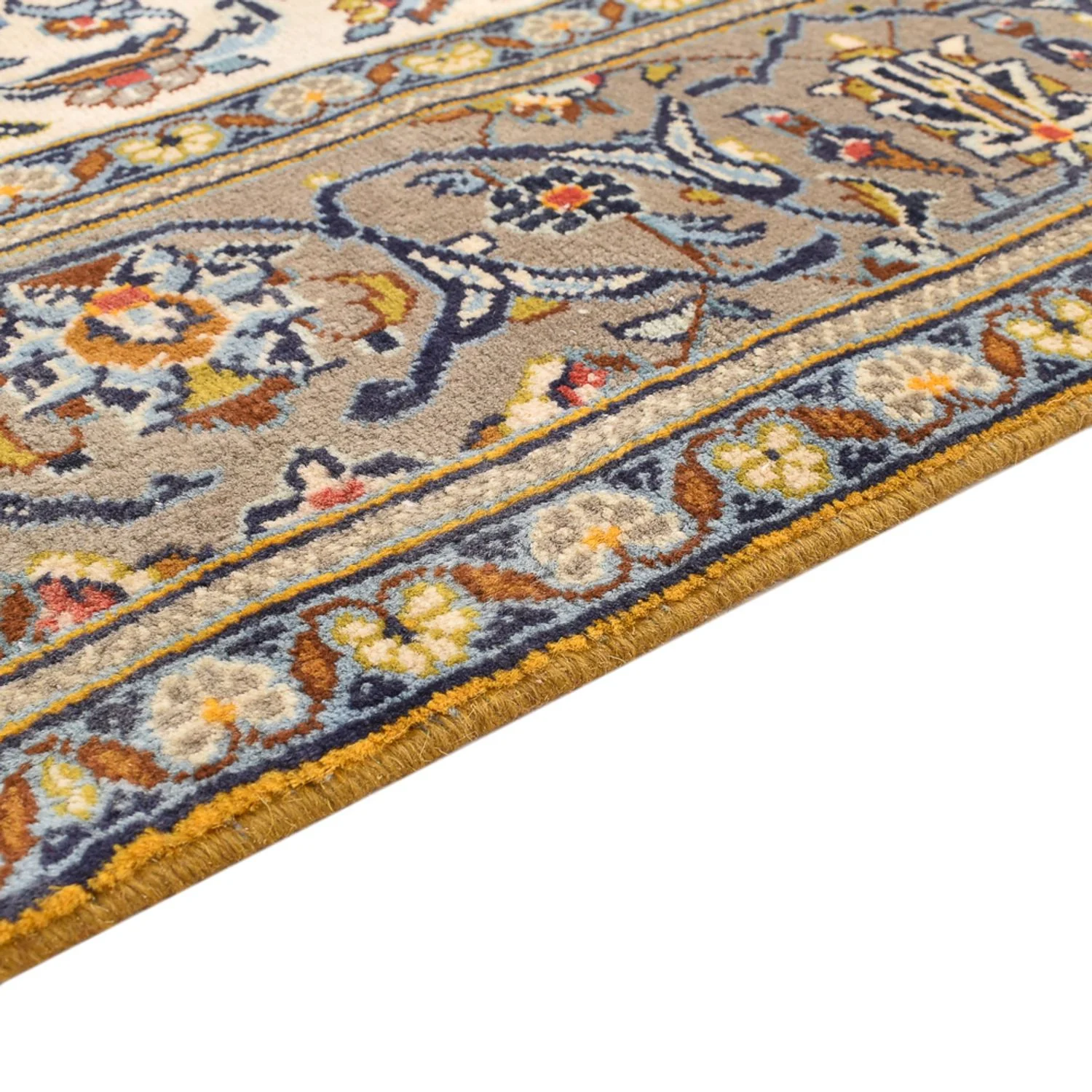 Perserteppich - Keshan - 230 x 145 cm - hellbeige - Image 3