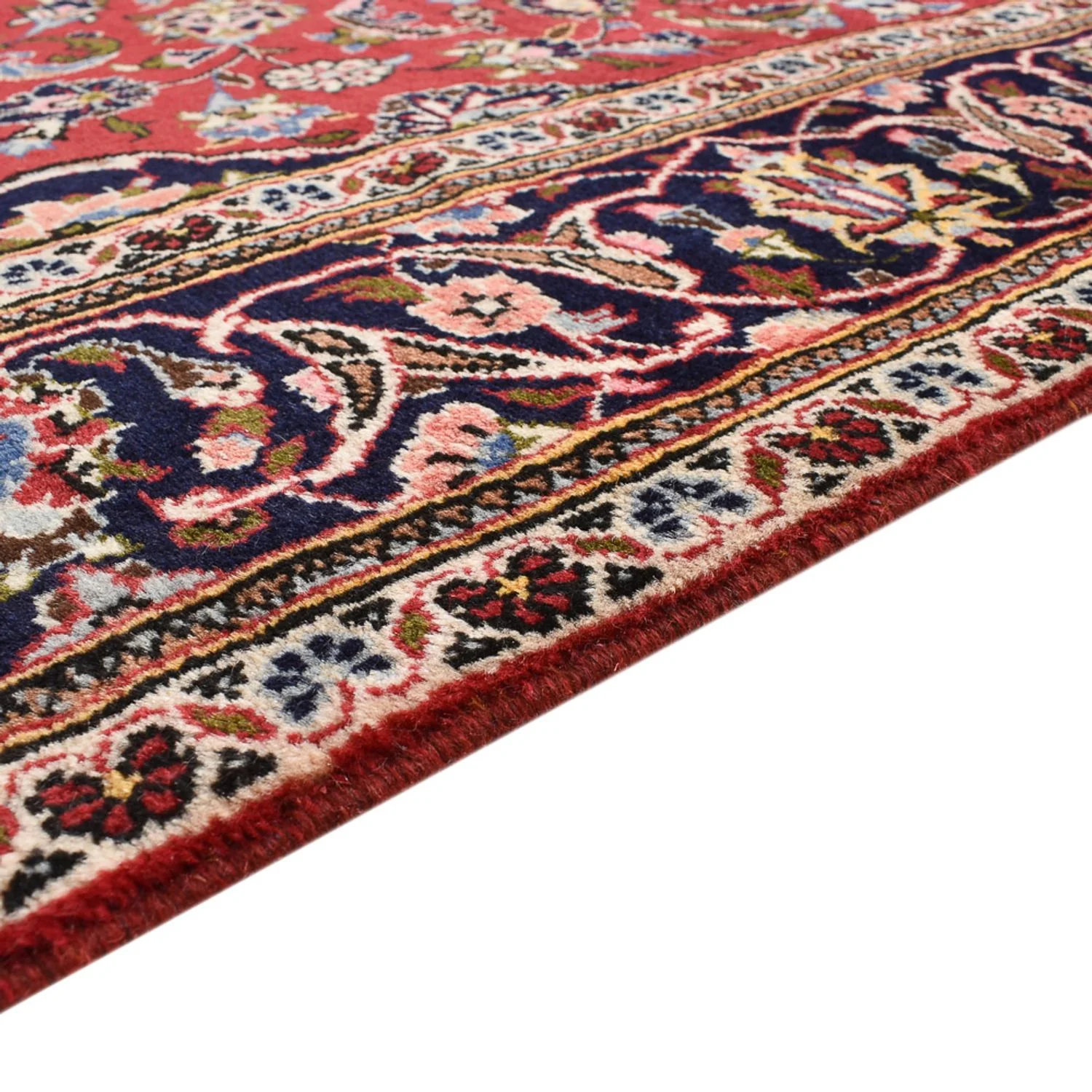 Perserteppich - Keshan - 248 x 150 cm - rot - Image 3