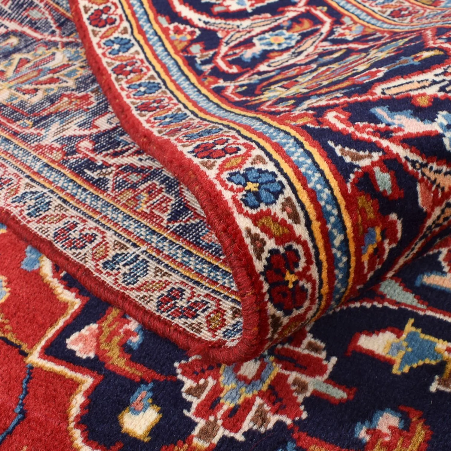 Perserteppich - Keshan - 255 x 151 cm - rot - Image 4