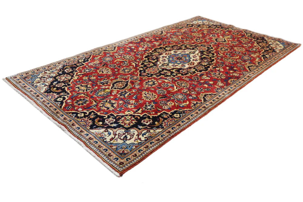 Perserteppich - Keshan - 260 x 136 cm - rot - Image 2