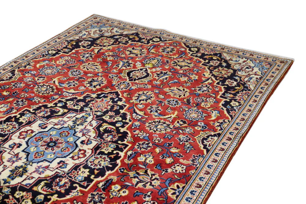 Perserteppich - Keshan - 260 x 136 cm - rot - Image 4