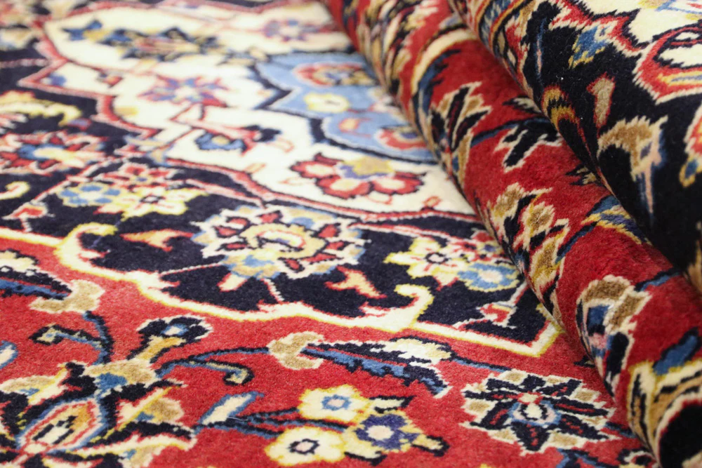 Perserteppich - Keshan - 260 x 136 cm - rot - Image 7