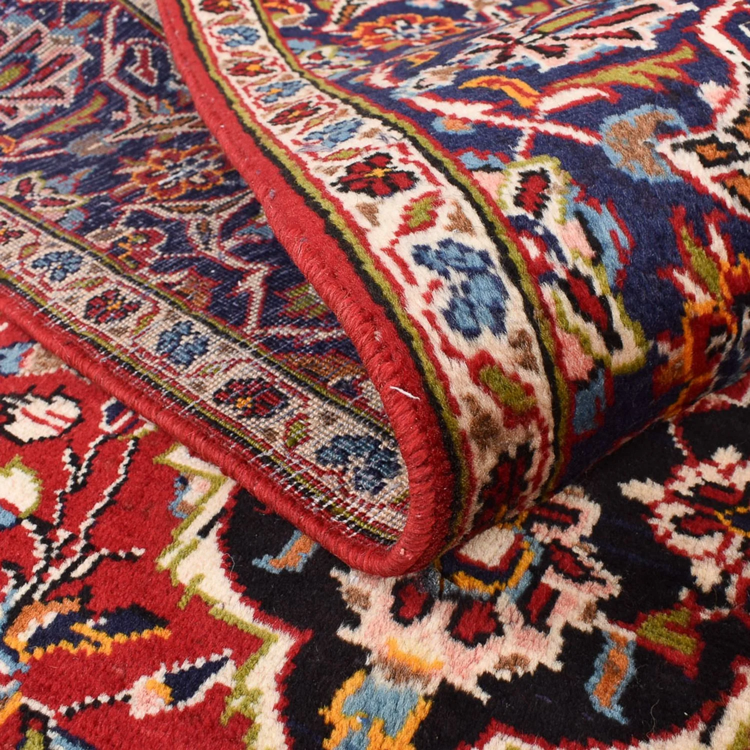Perserteppich - Keshan - 260 x 148 cm - rot - Image 4