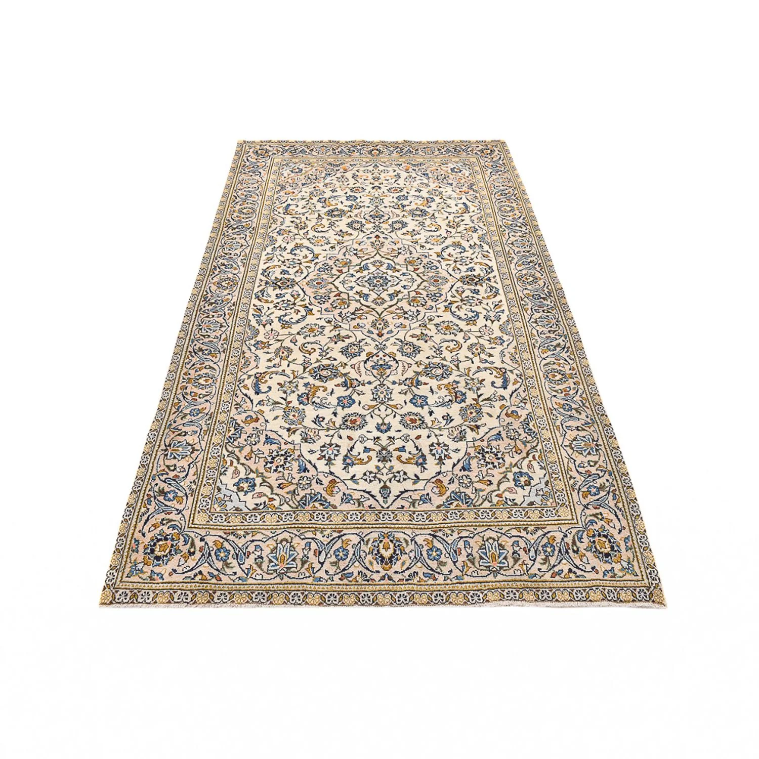 Perserteppich - Keshan - 264 x 145 cm - sand - Image 5