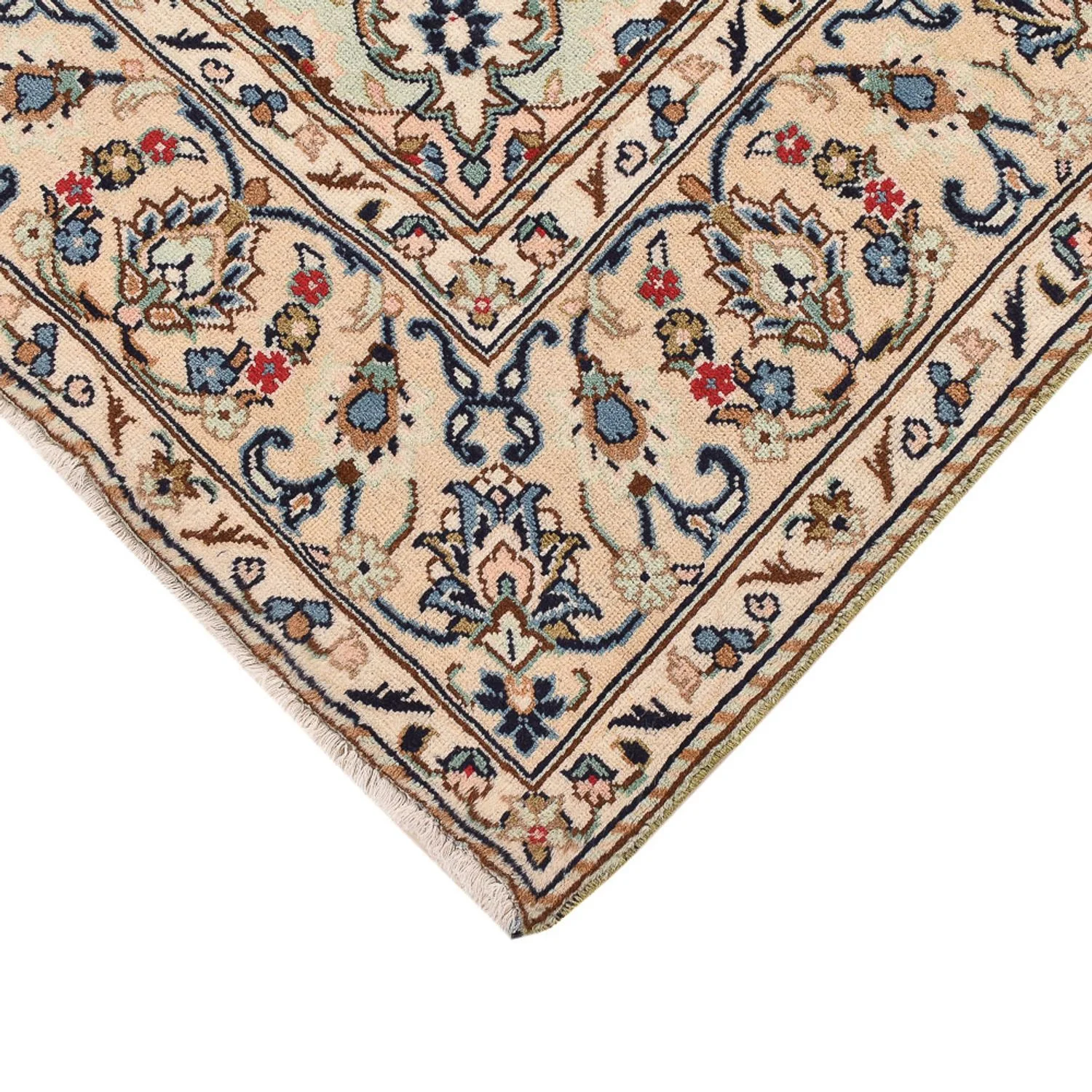 Perserteppich - Keshan - 290 x 191 cm - hellbeige - Image 2