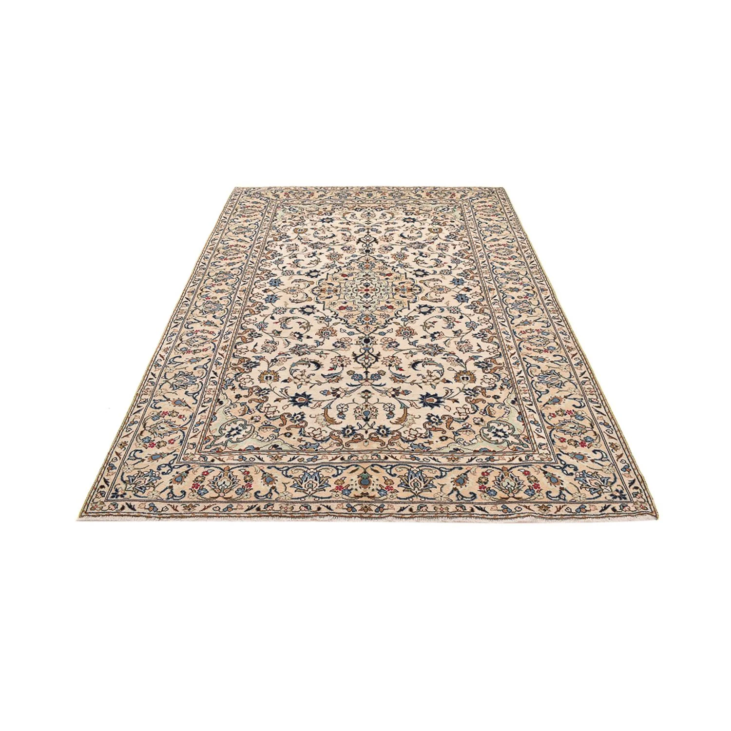 Perserteppich - Keshan - 290 x 191 cm - hellbeige - Image 5
