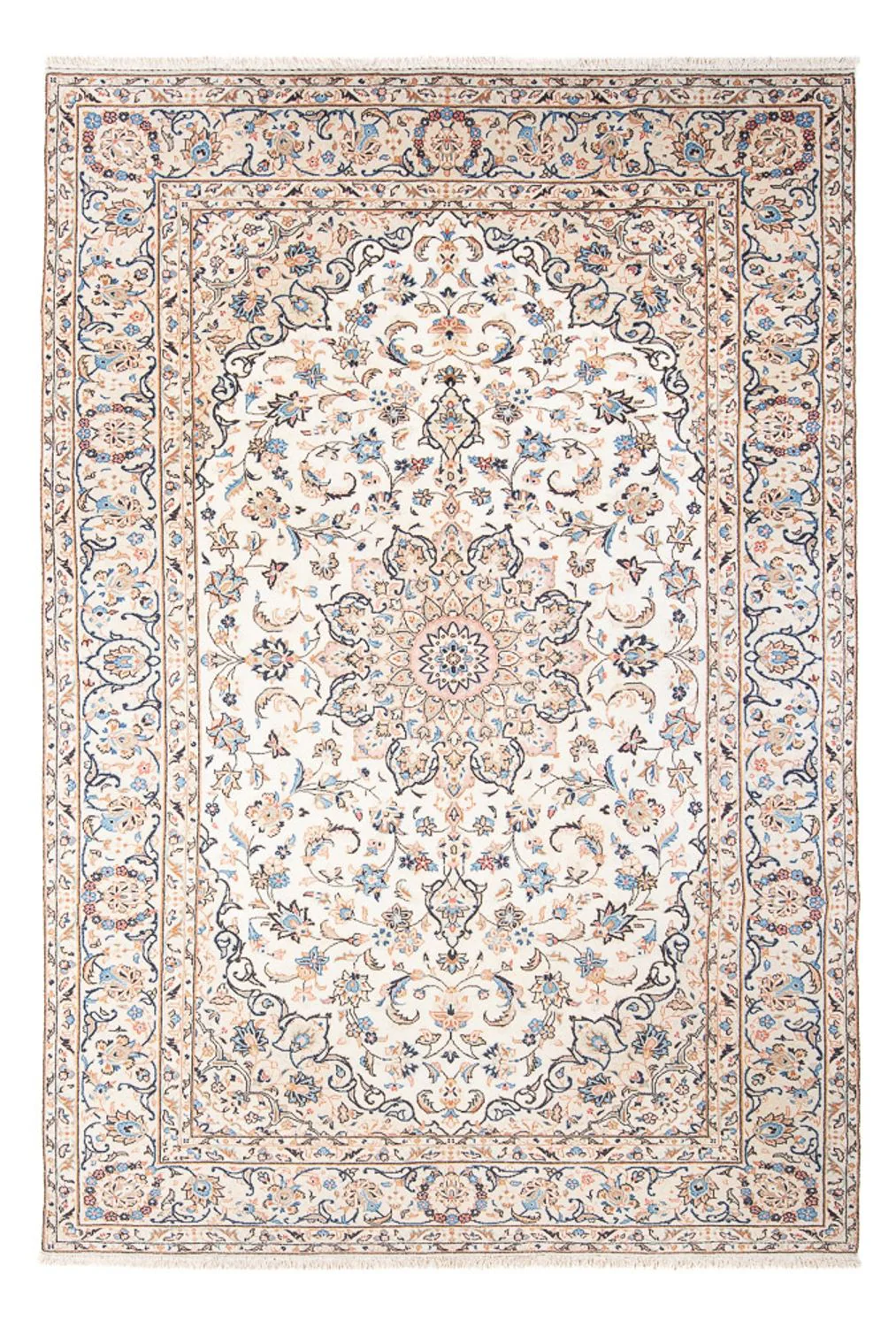 Perserteppich - Keshan - 293 x 195 cm - creme