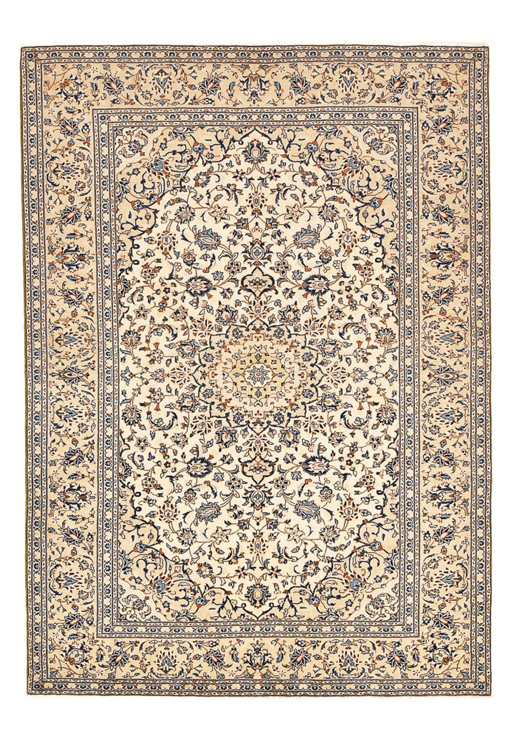 Perserteppich - Keshan - 293 x 201 cm - hellbeige