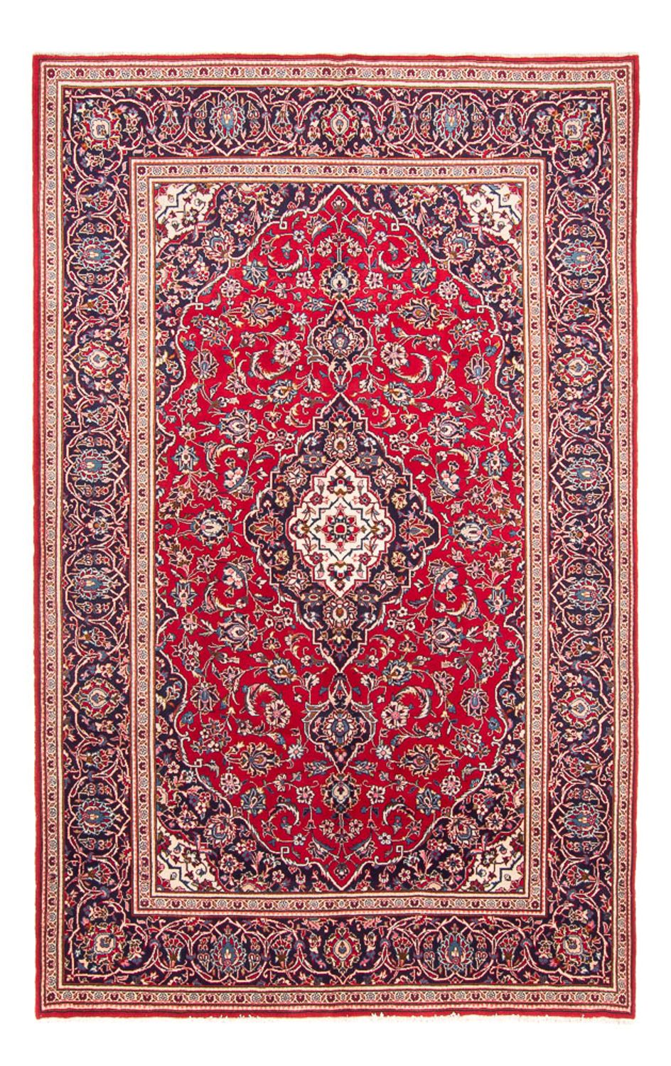 Perserteppich - Keshan - 296 x 194 cm - rot