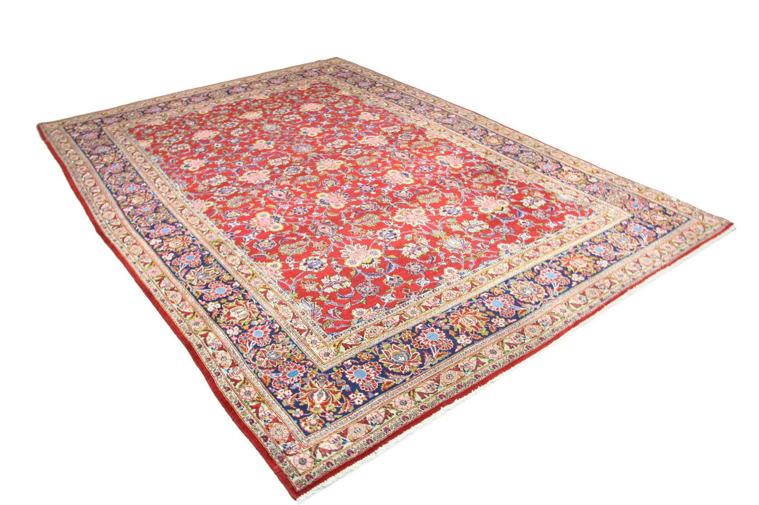 Perserteppich - Keshan 296 x 210 cm - rot - Image 3