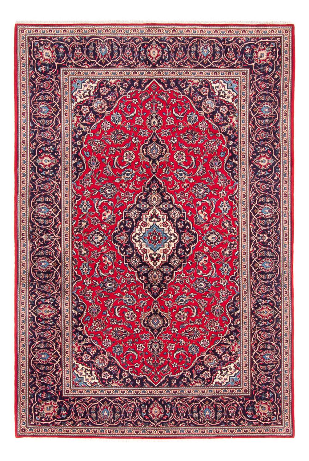 Perserteppich - Keshan - 297 x 197 cm - rot