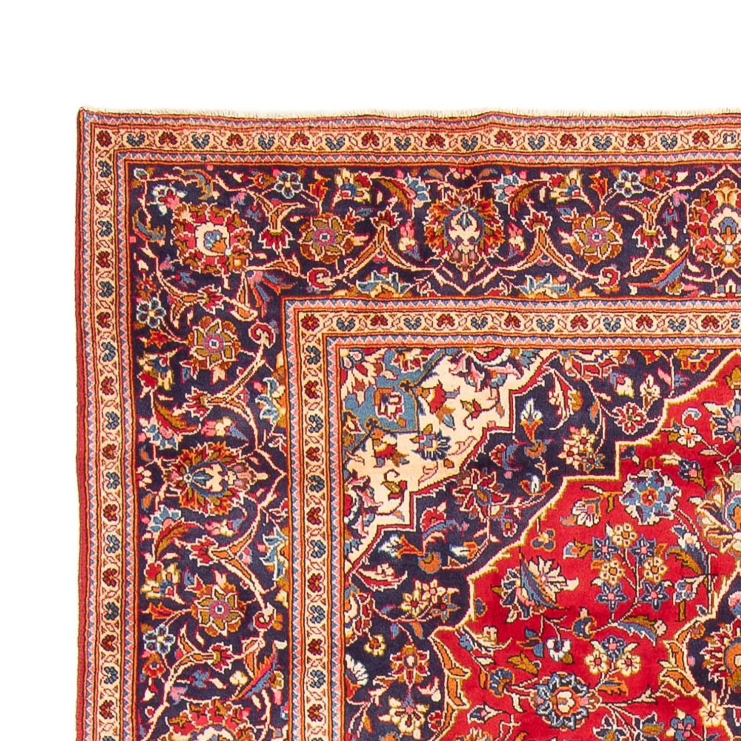 Perserteppich - Keshan - 298 x 198 cm - rot - Image 3