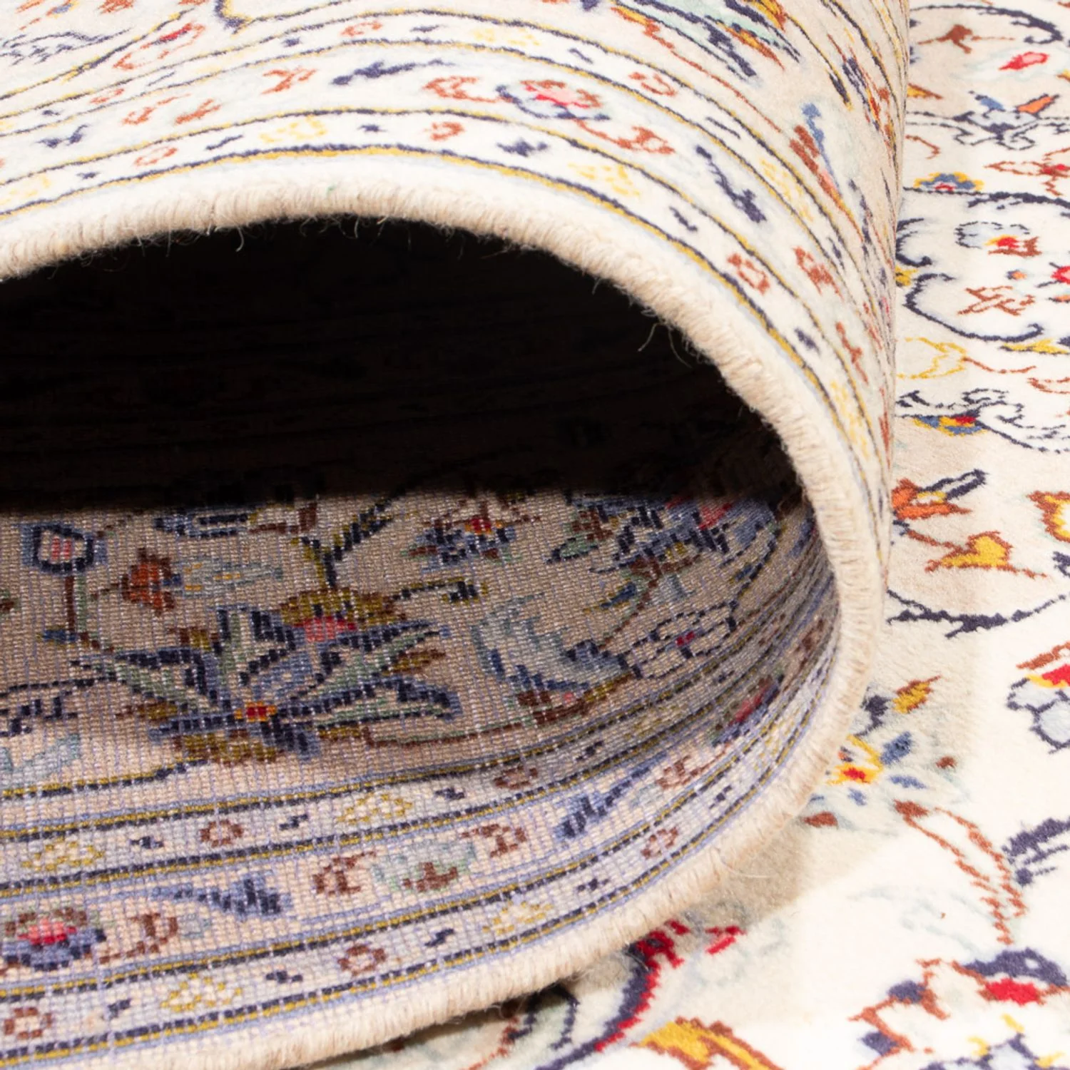 Perserteppich - Keshan - 300 x 194 cm - creme - Image 4
