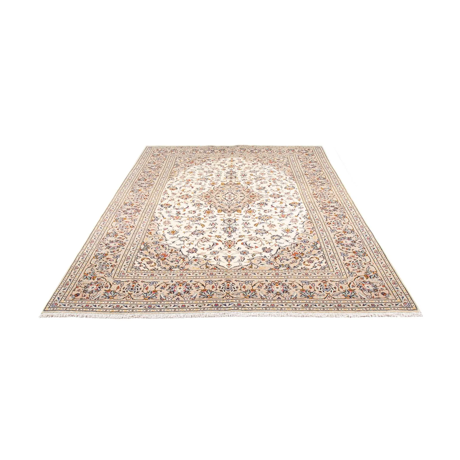 Perserteppich - Keshan - 300 x 194 cm - creme - Image 5