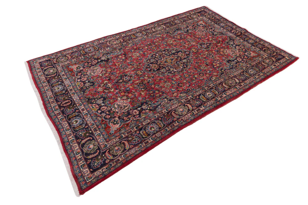 Perserteppich - Keshan - 300 x 195 cm - dunkelrot - Image 3