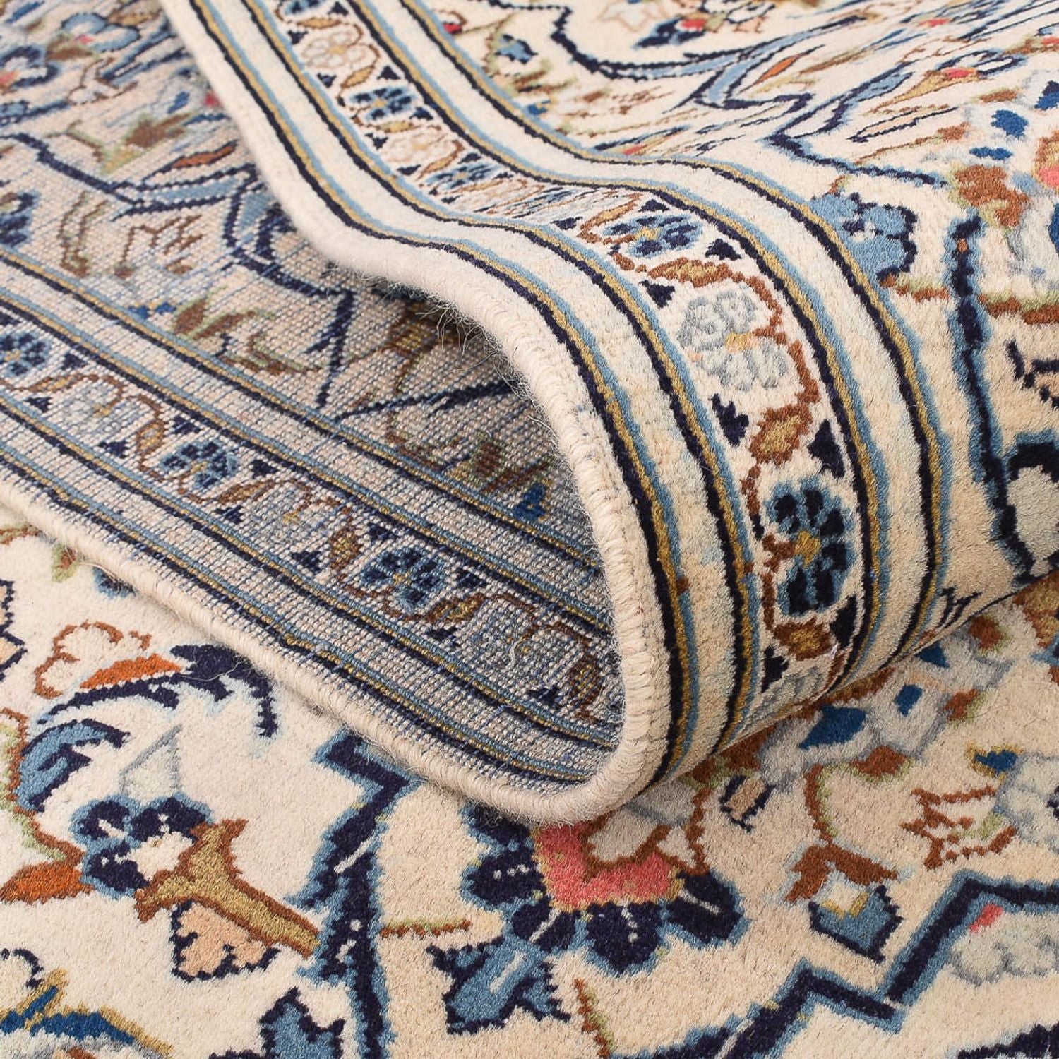 Perserteppich - Keshan - 300 x 200 cm - hellbeige - Image 4