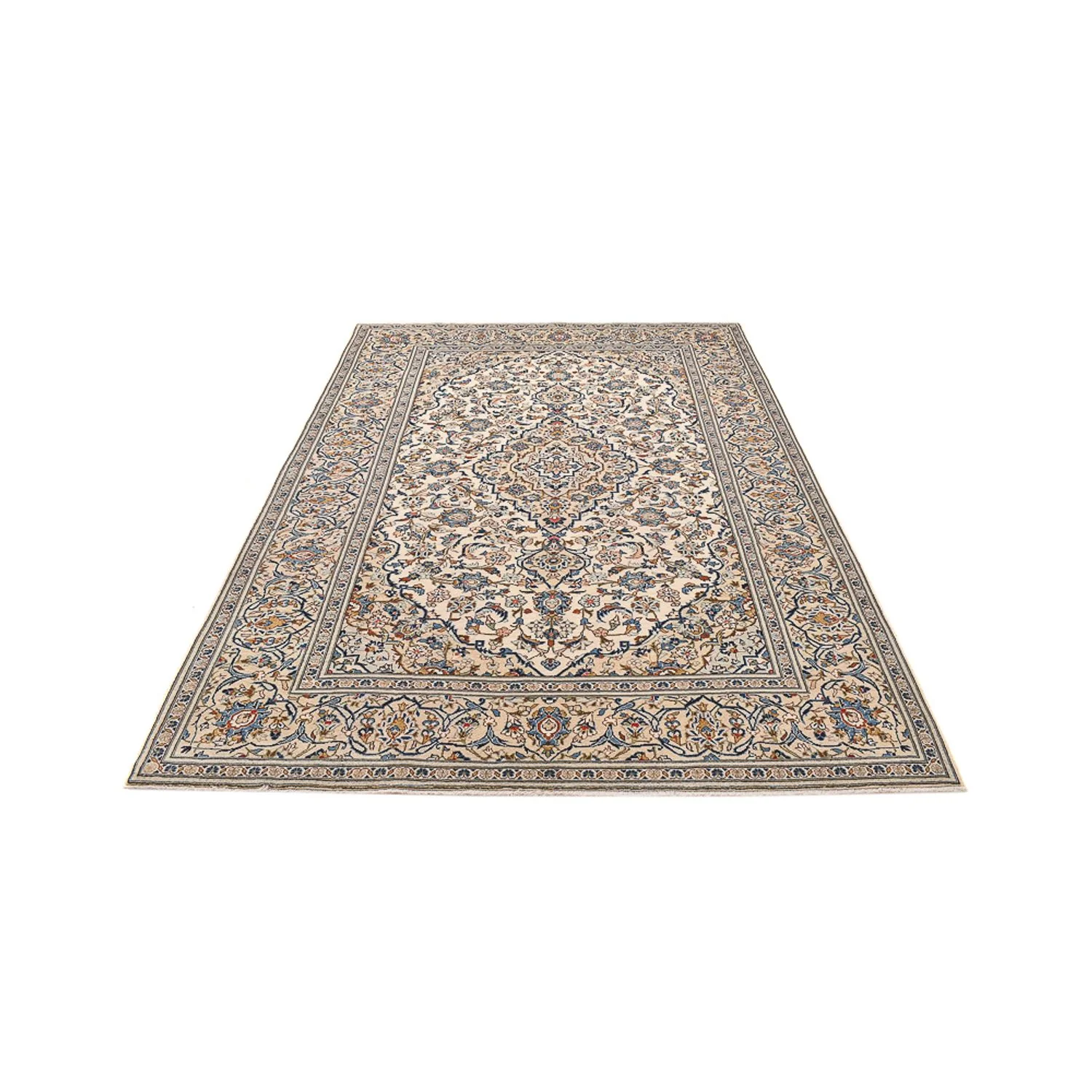 Perserteppich - Keshan - 300 x 200 cm - hellbeige - Image 5