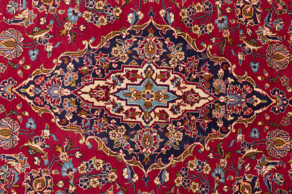 Perserteppich - Keshan - 300 x 200 cm - rot - Image 7