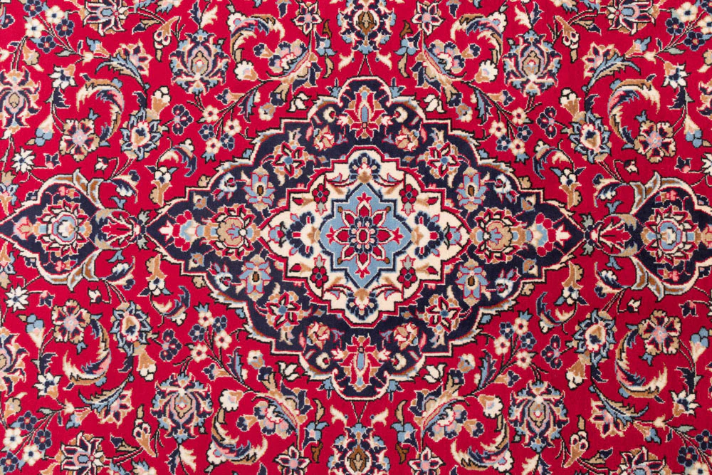 Perserteppich - Keshan - 300 x 200 cm - rot - Image 8