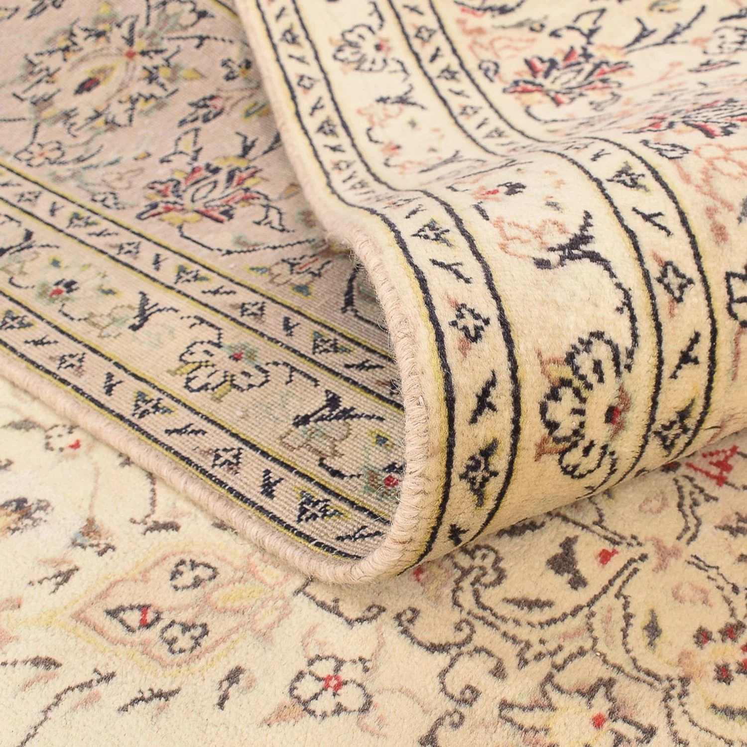Perserteppich - Keshan - 301 x 202 cm - beige - Image 4