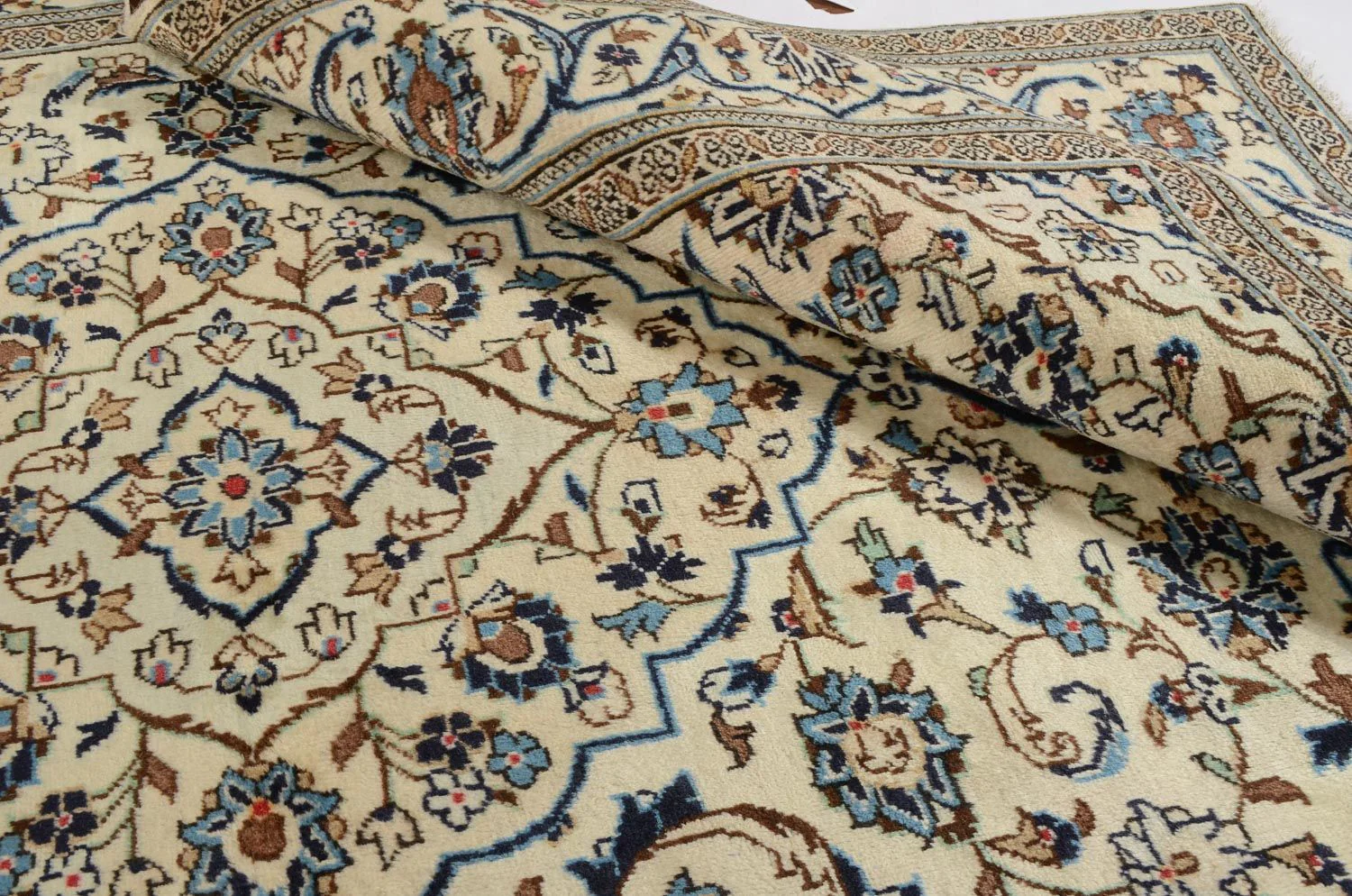 Perserteppich - Keshan 302 x 194 cm - beige - Image 4