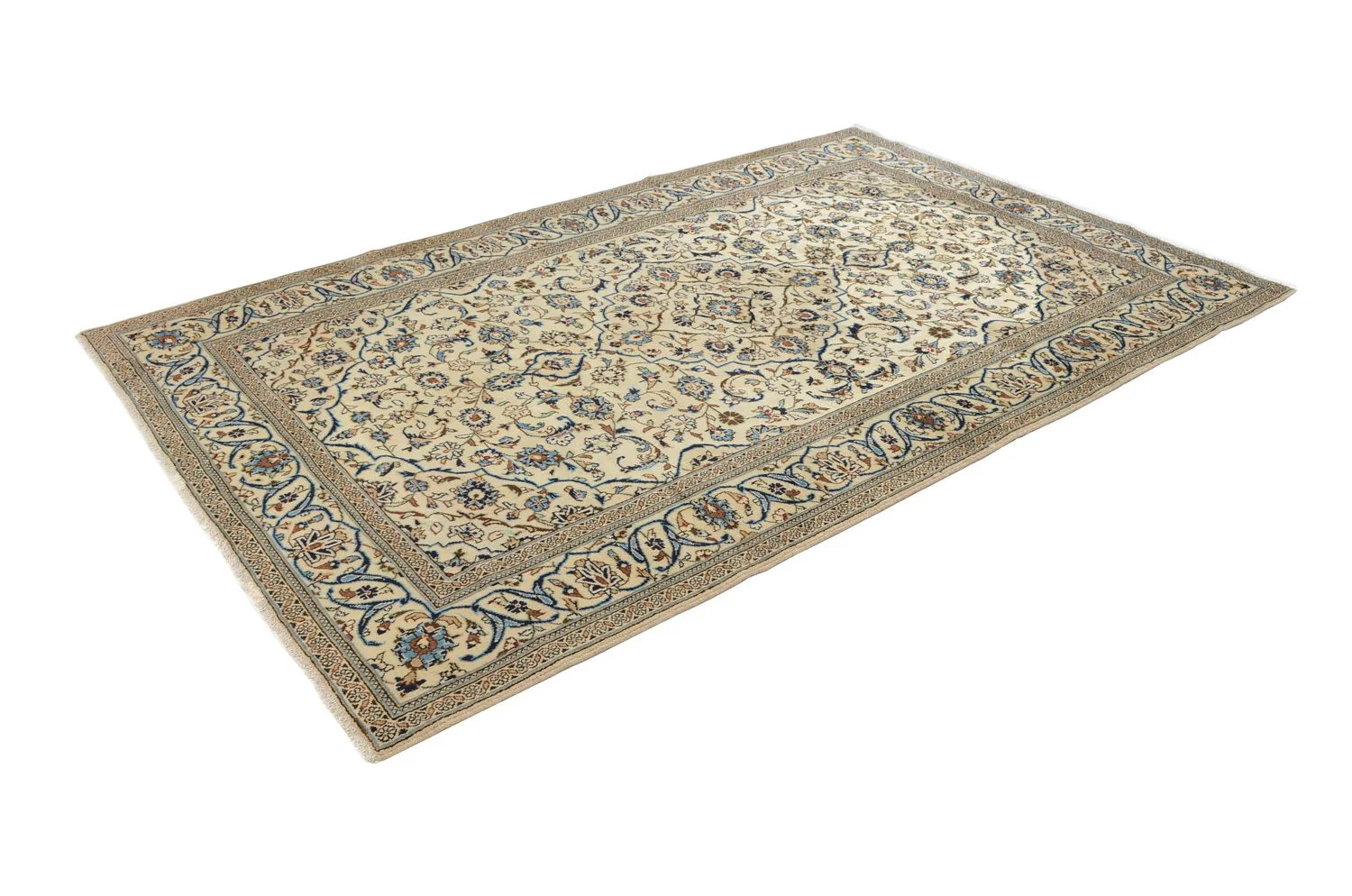 Perserteppich - Keshan 302 x 194 cm - beige - Image 5