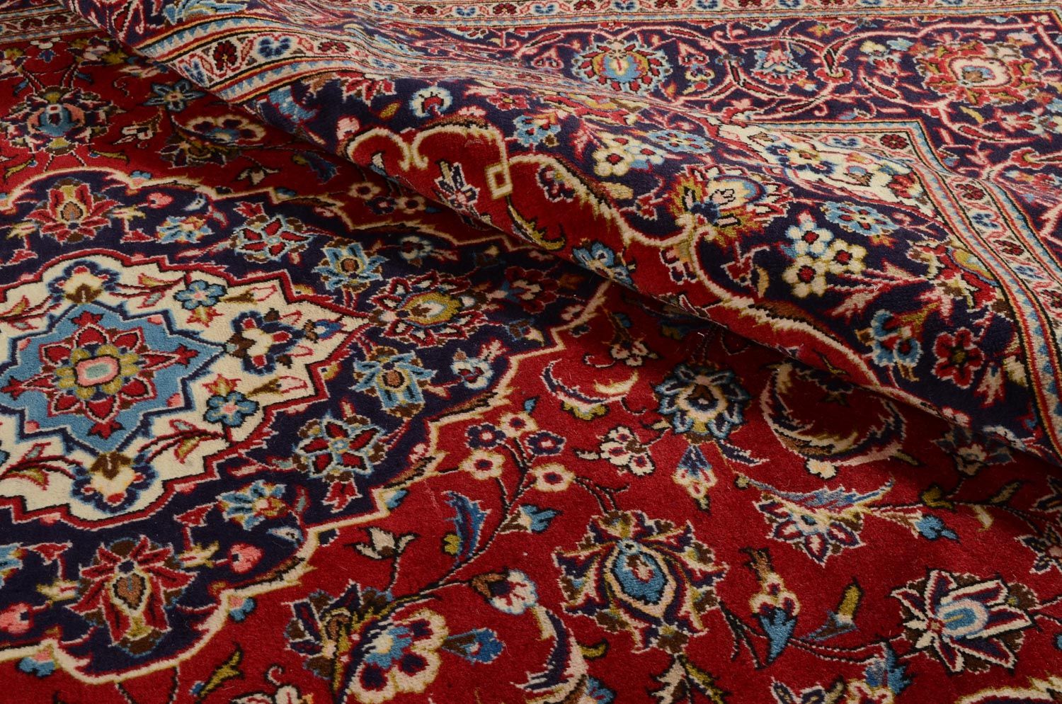Perserteppich - Keshan 303 x 202 cm - rot - Image 4