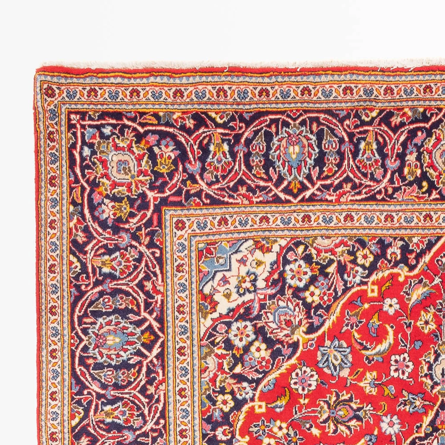 Perserteppich - Keshan - 307 x 210 cm - rot - Image 3