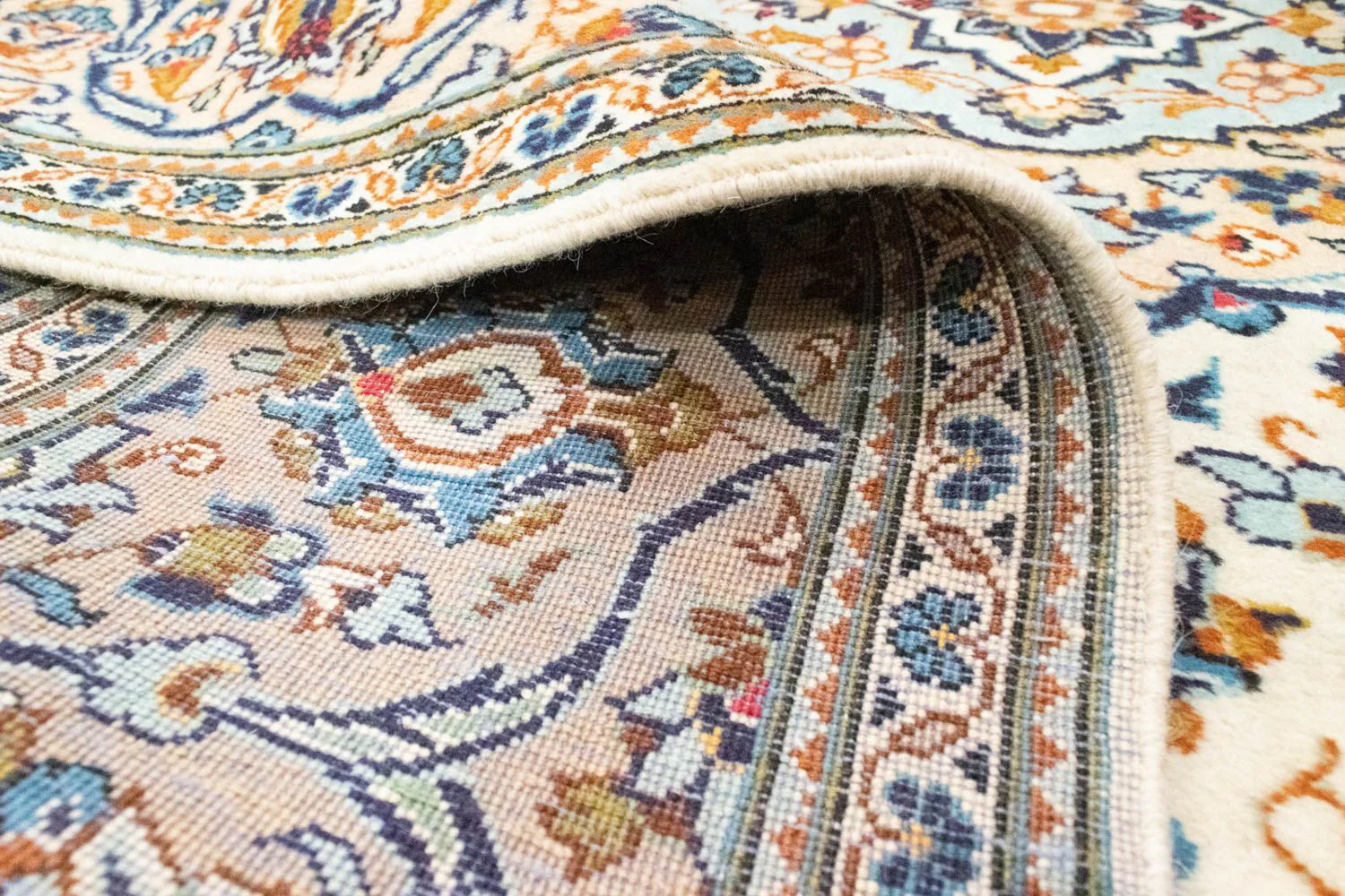 Perserteppich - Keshan 309 x 195 cm - beige - Image 4