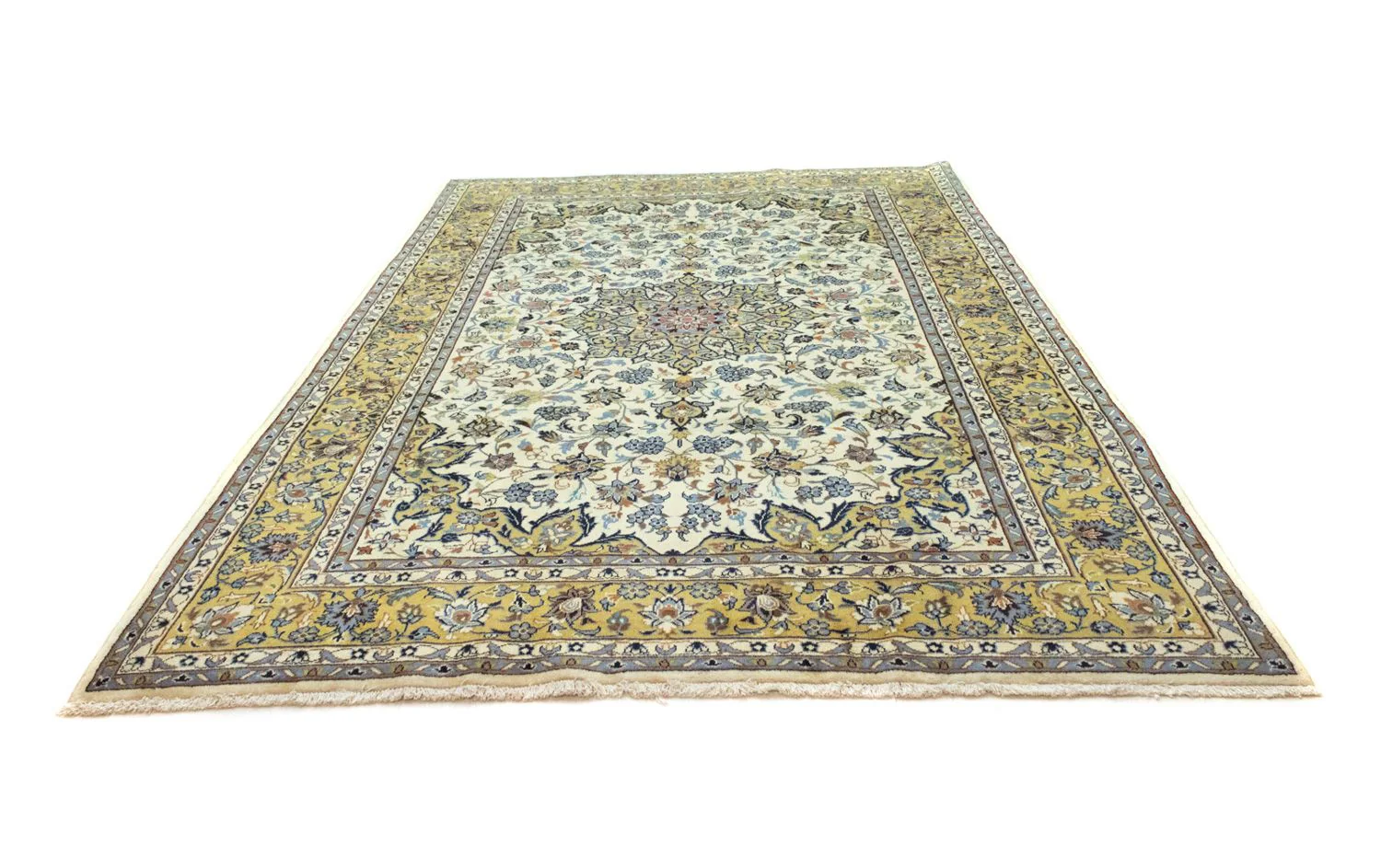 Perserteppich - Keshan 320 x 215 cm - beige - Image 5