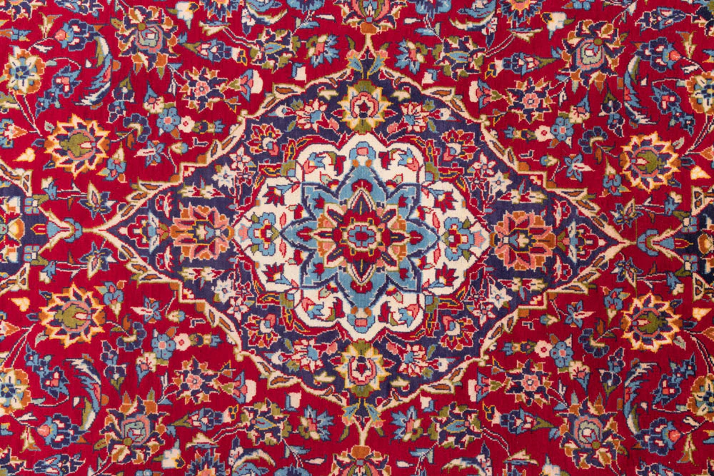 Perserteppich - Keshan - 322 x 205 cm - rot - Image 8