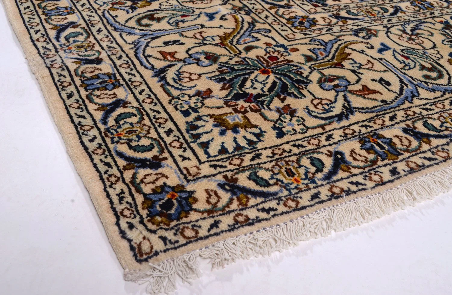 Perserteppich - Keshan 323 x 231 cm - beige - Image 3