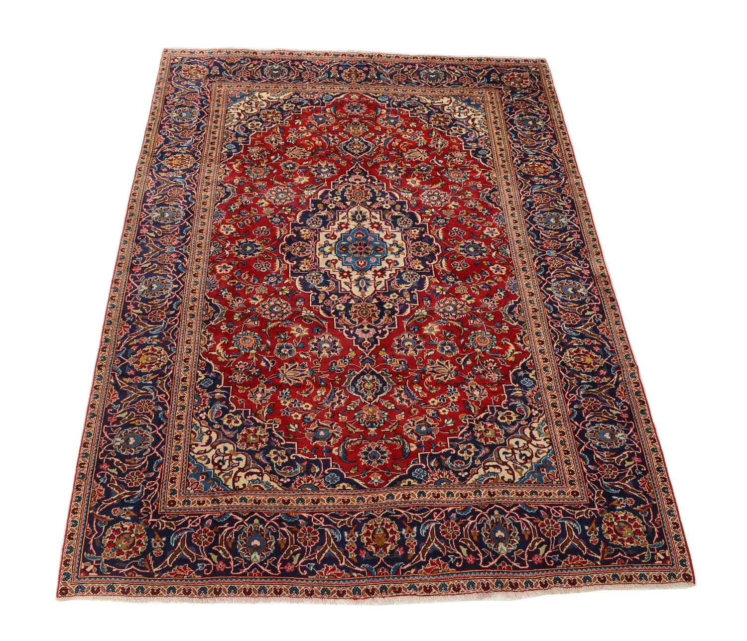 Perserteppich - Keshan 328 x 237 cm - rot - Image 5