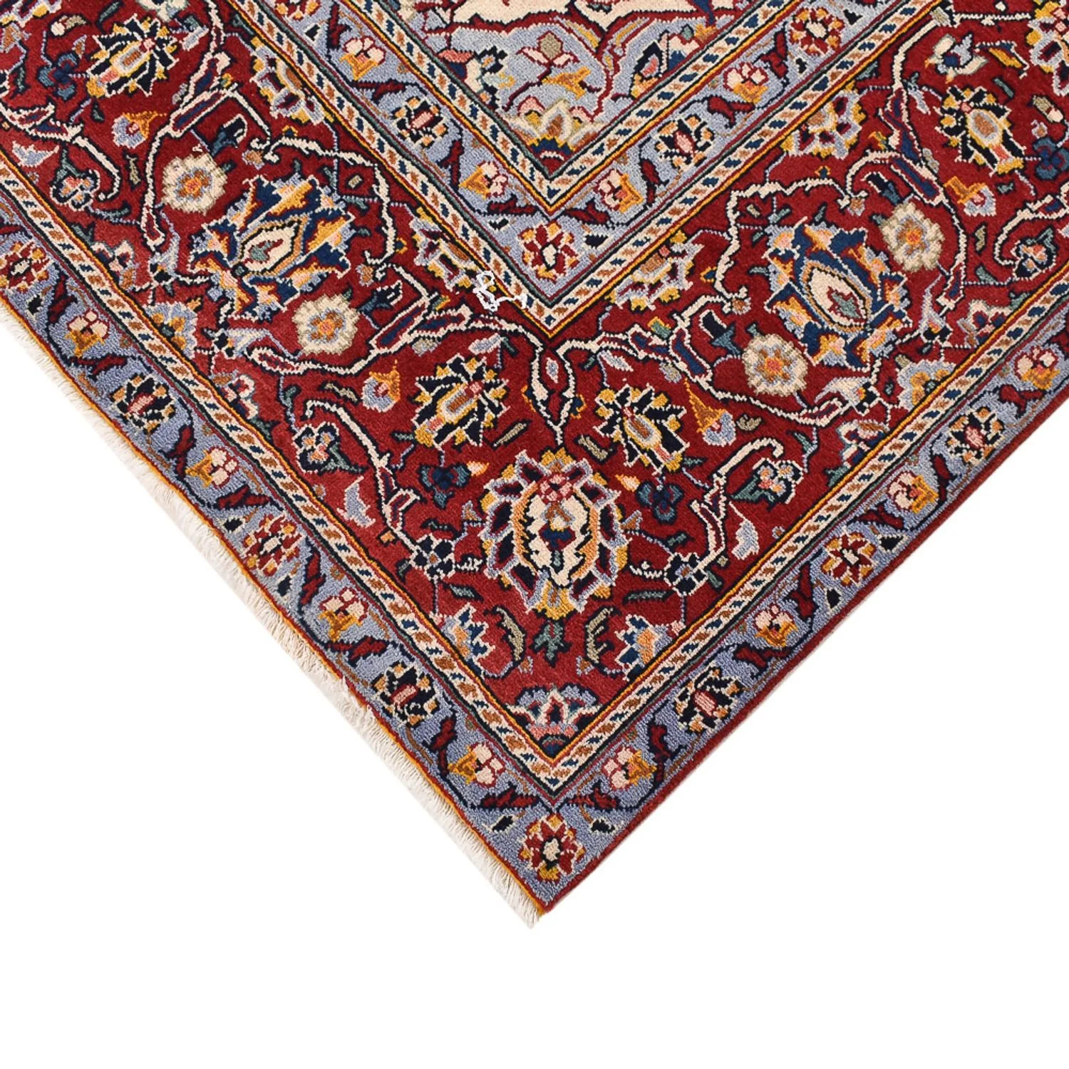 Perserteppich - Keshan - 330 x 217 cm - dunkelblau - Image 2