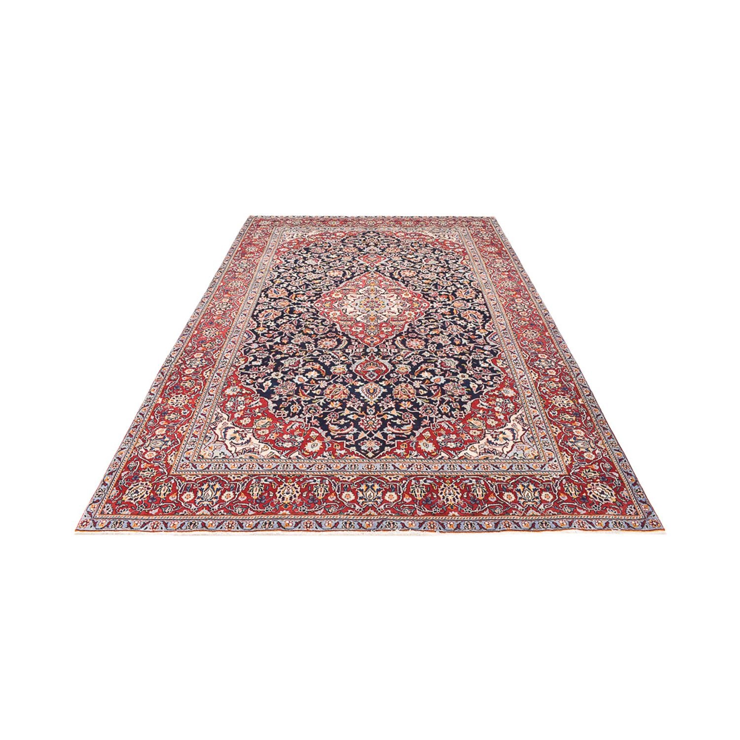 Perserteppich - Keshan - 330 x 217 cm - dunkelblau - Image 5
