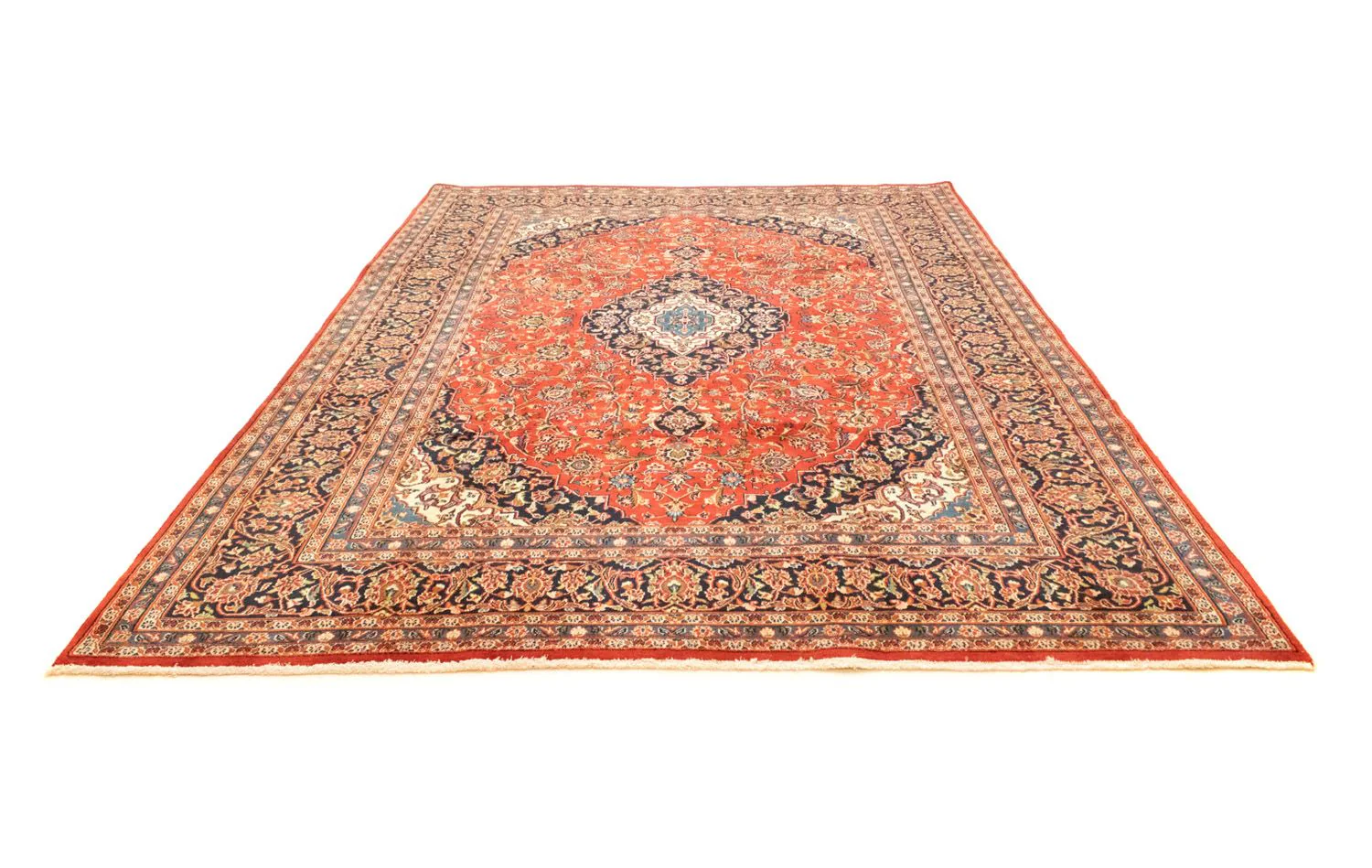 Perserteppich - Keshan 337 x 246 cm - orange - Image 5