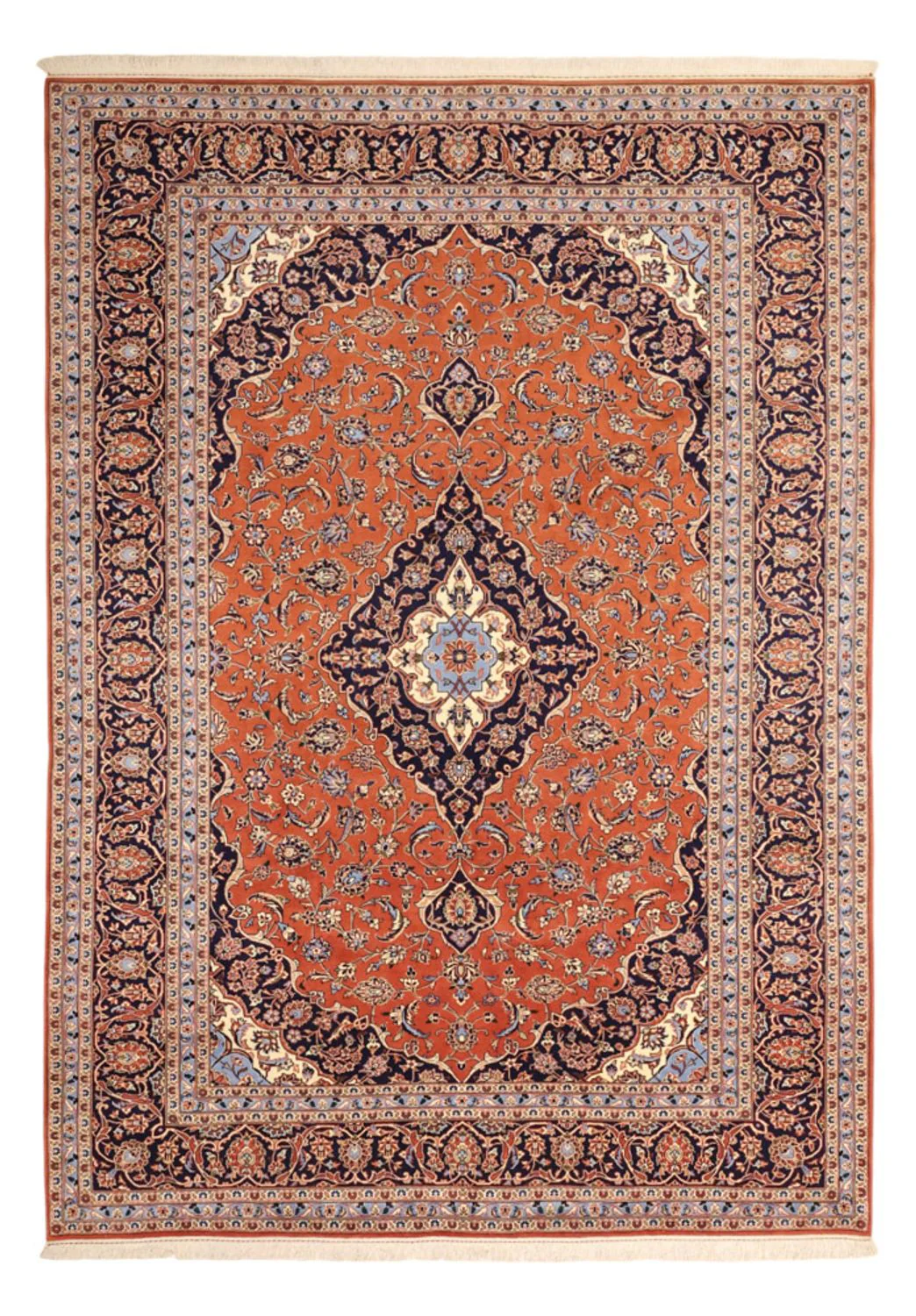 Keshan Teppich 343x247cm - Perserteppich