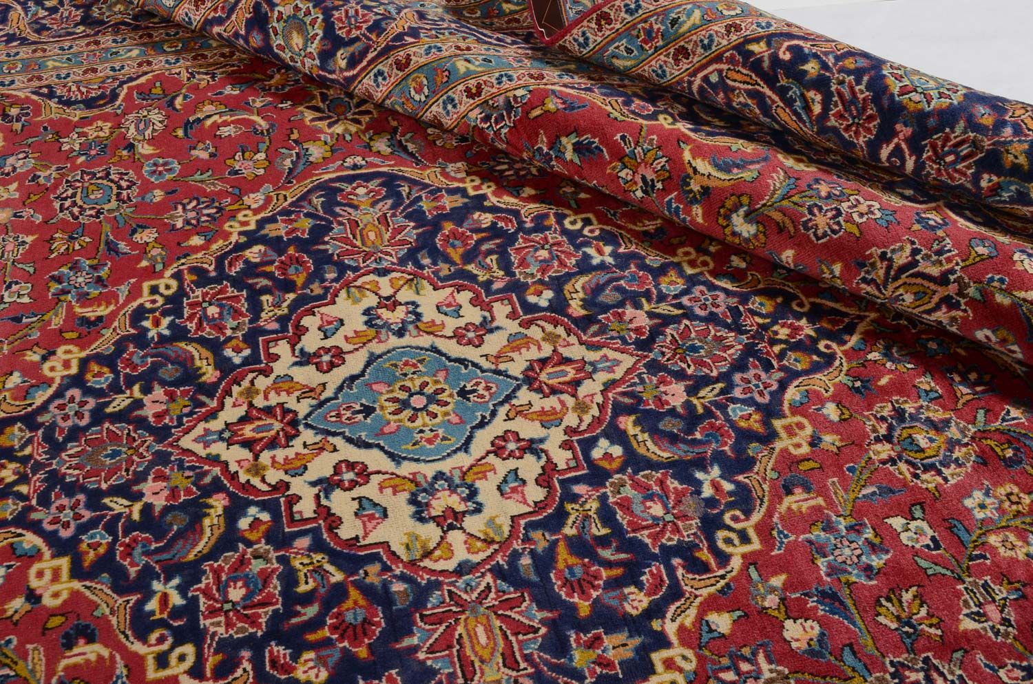 Perserteppich - Keshan 344 x 243 cm - rot - Image 4