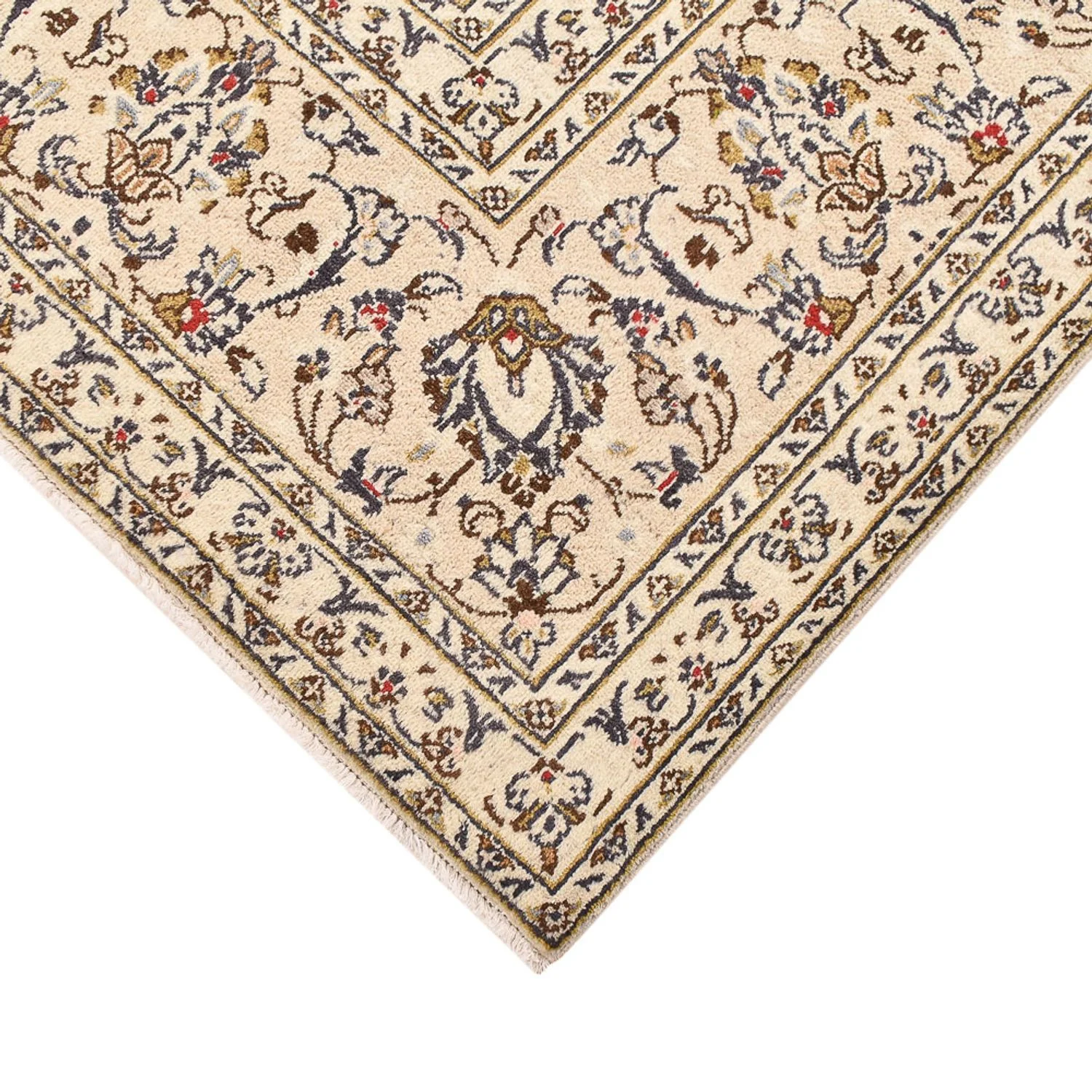 Perserteppich - Keshan - 345 x 239 cm - hellbeige - Image 2