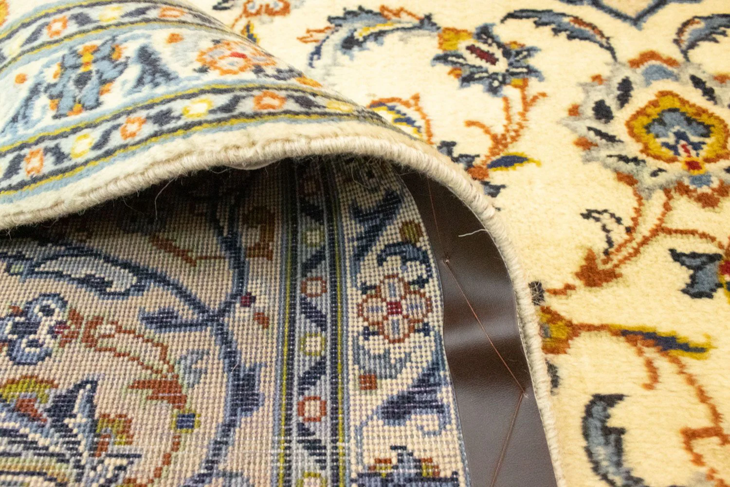 Perserteppich - Keshan 347 x 250 cm - beige - Image 4