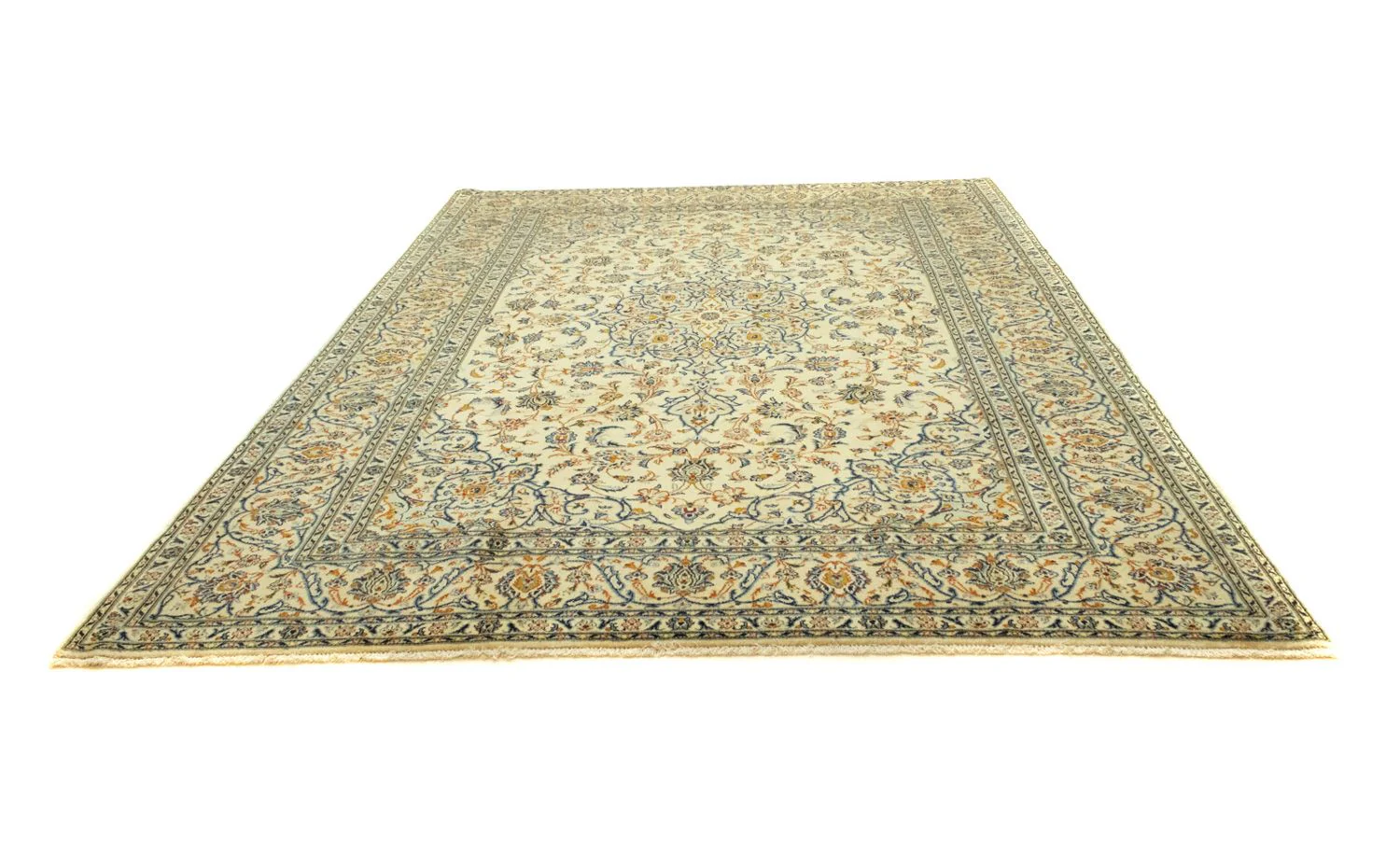 Perserteppich - Keshan 347 x 250 cm - beige - Image 5