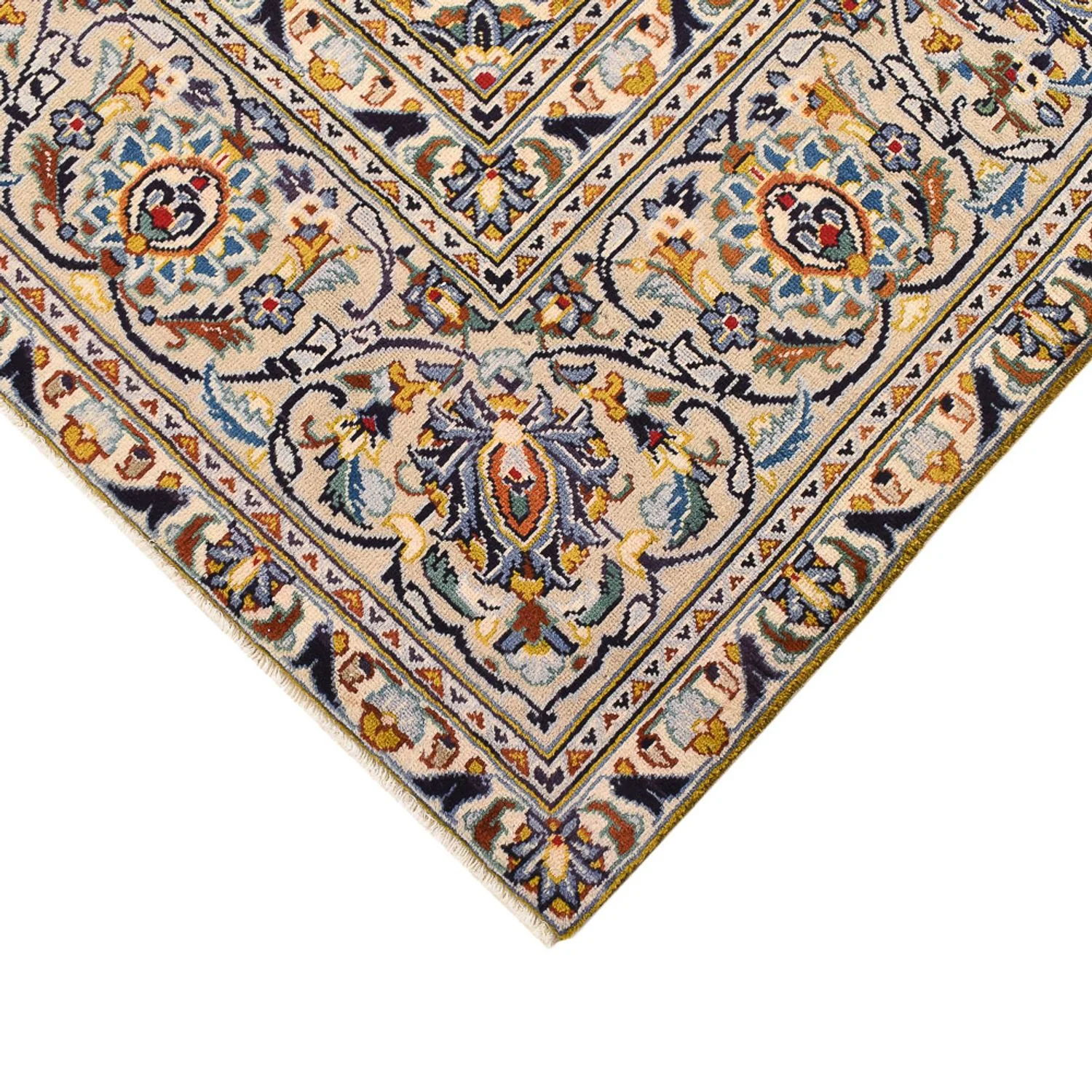 Perserteppich - Keshan - 350 x 249 cm - dunkelbeige - Image 2