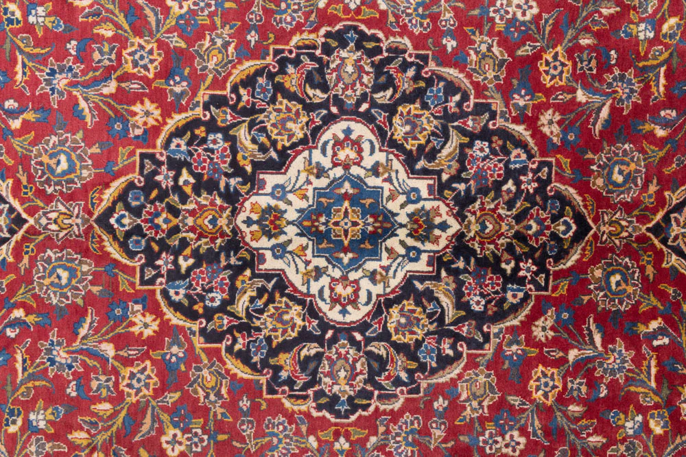 Perserteppich - Keshan - 350 x 250 cm - rot - Image 8