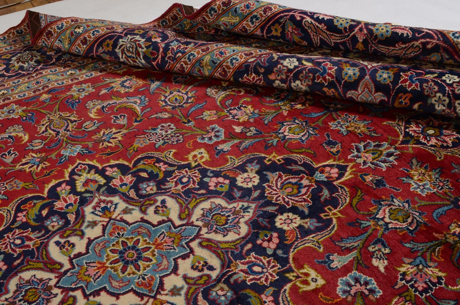 Perserteppich - Keshan 353 x 244 cm - rot - Image 4