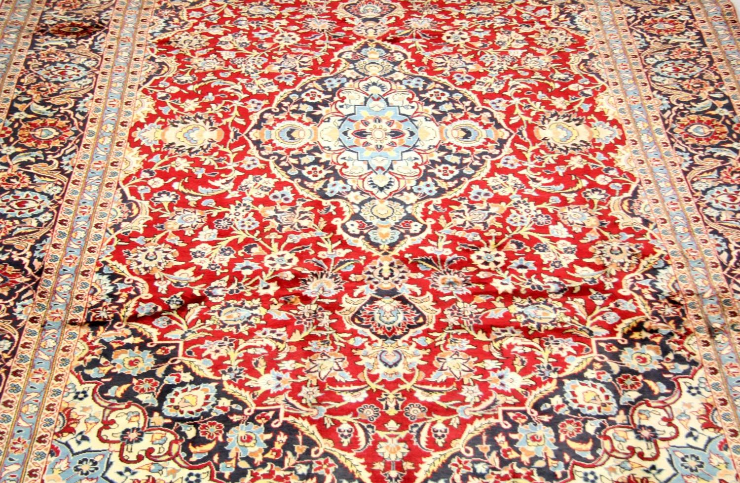 Perserteppich - Keshan 354 x 258 cm - rot - Image 2