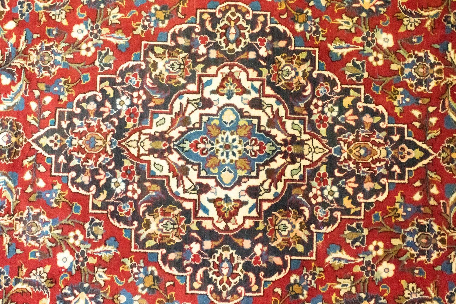 Perserteppich - Keshan 356 x 251 cm - rot - Image 2