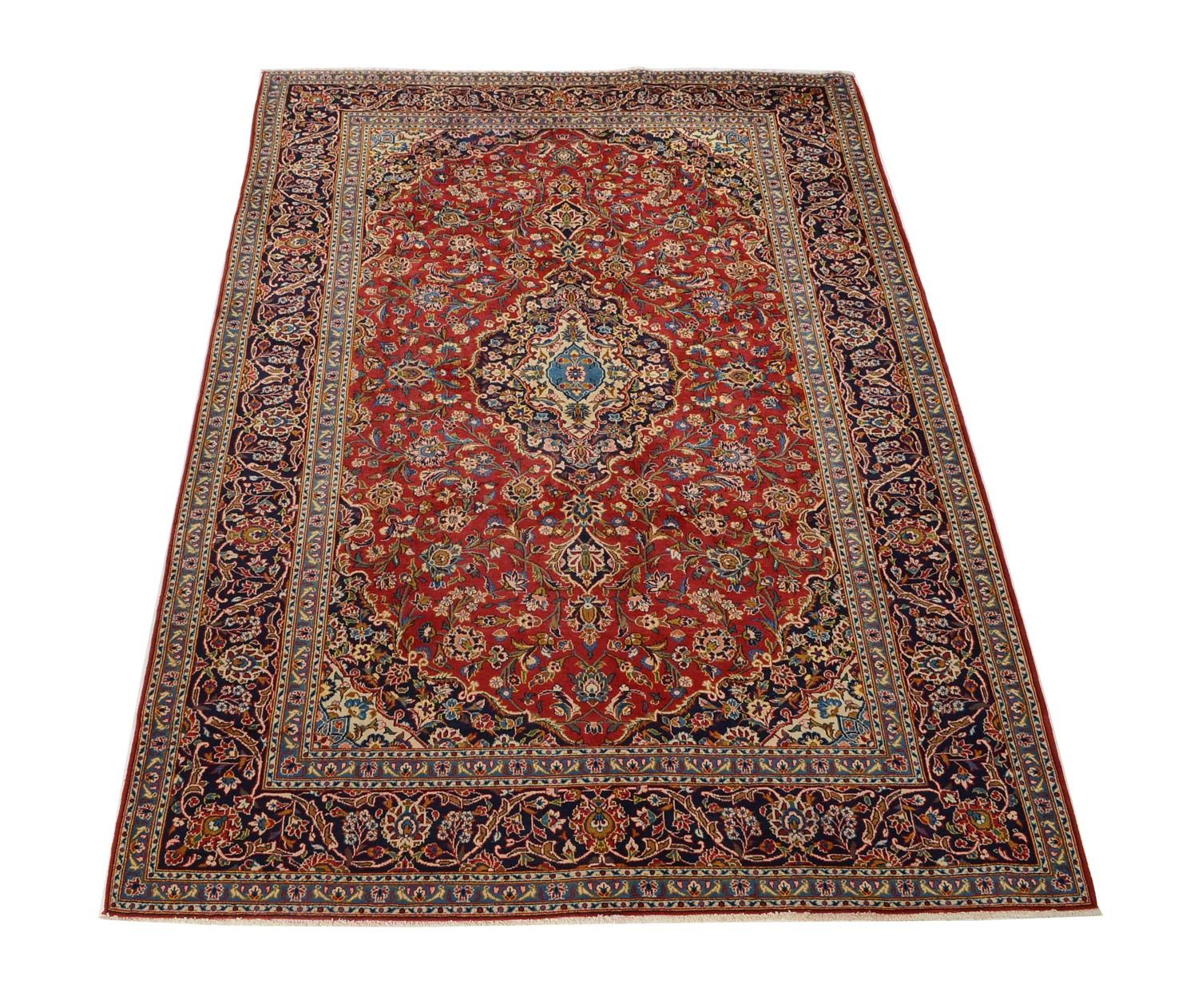 Perserteppich - Keshan 359 x 252 cm - rot - Image 5