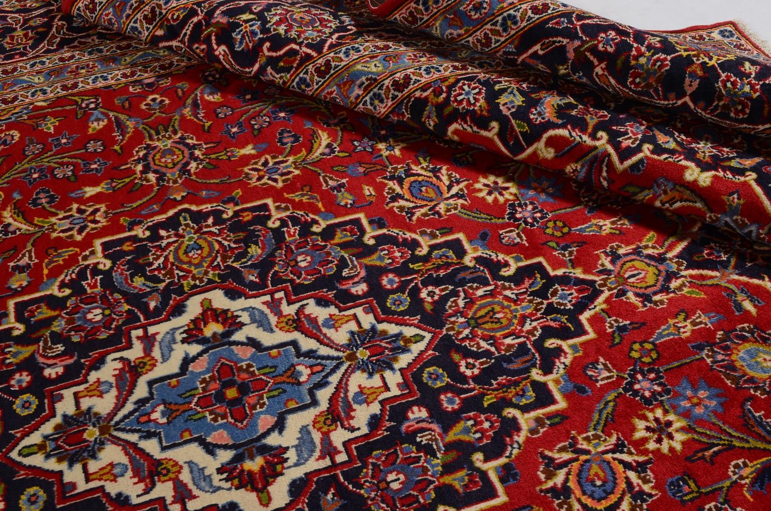 Perserteppich - Keshan 360 x 242 cm - rot - Image 4